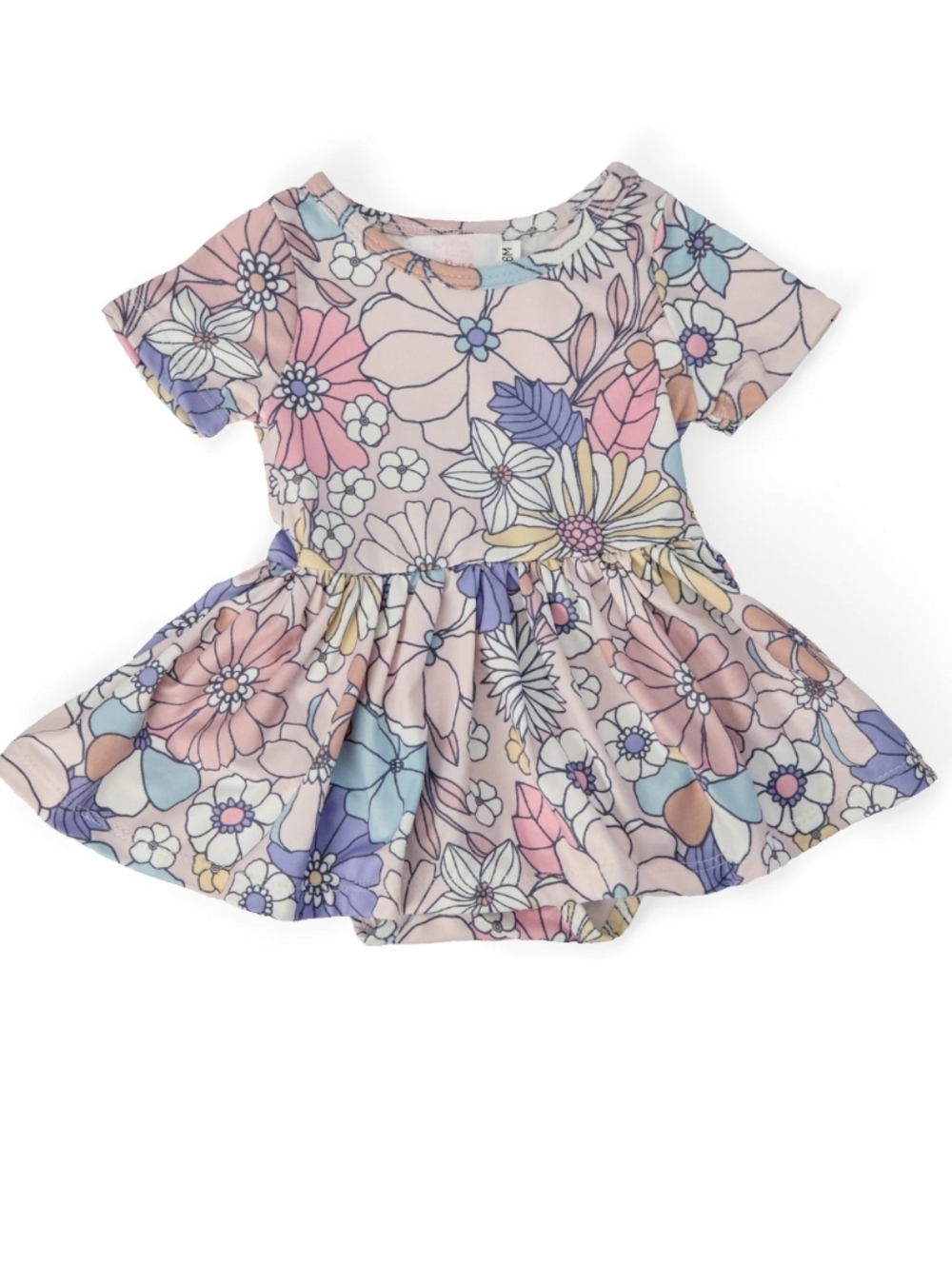 Mila & Rose Floral Twirl Bodysuit